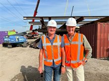 Omgevingsmanagers Willem Rietbroek en Sander Zuyderwijk